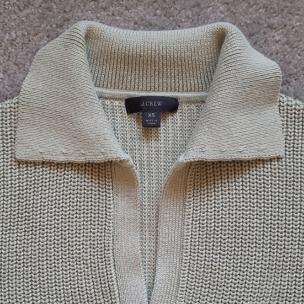 NWOT JCrew Collared Sweater